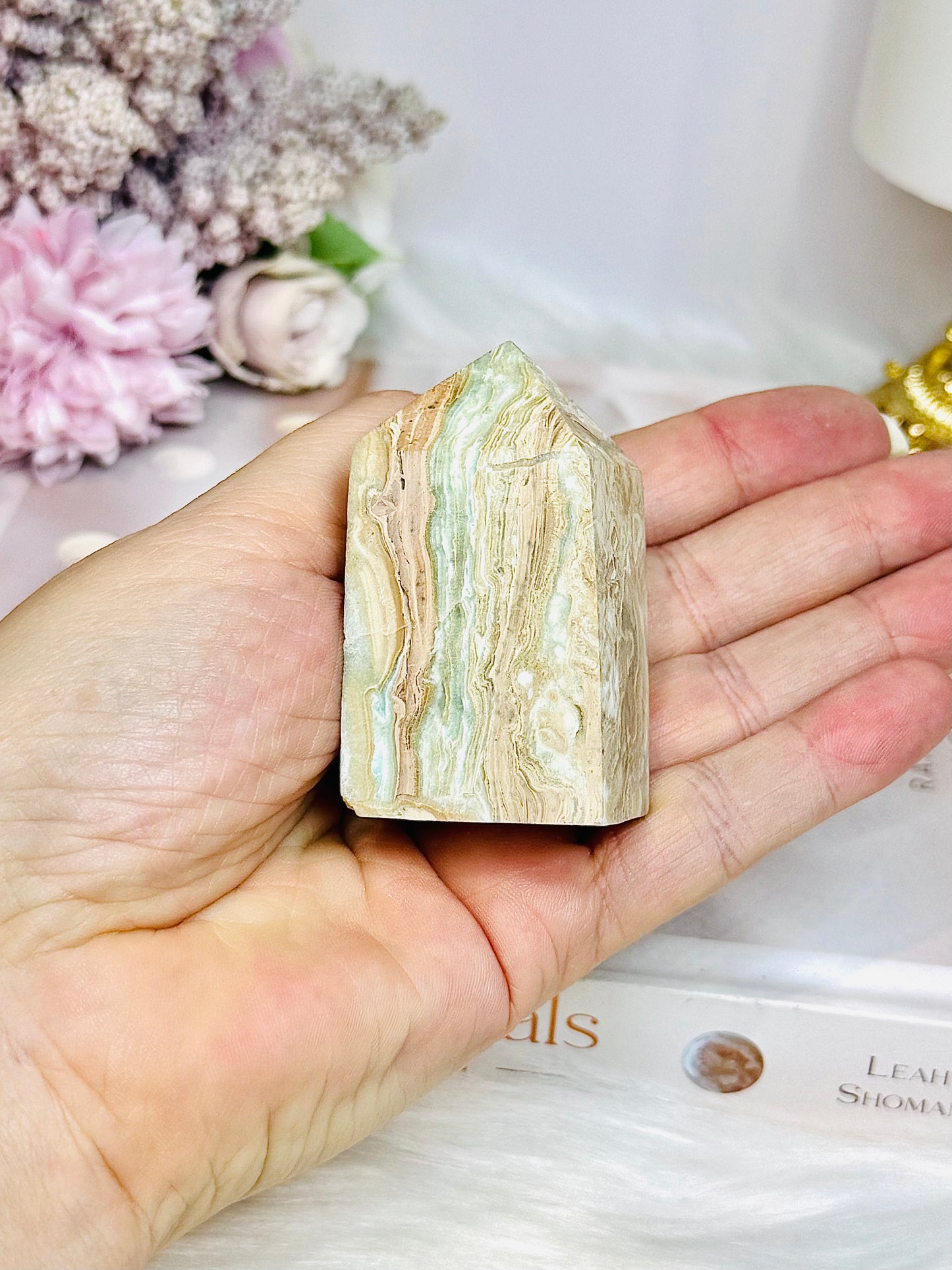 Small Caribbean Calcite Chunky Tower 5.5cm