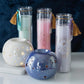 White Sage & Clear Quartz Tube Candle 21cm
