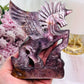 ⚜️ SALE ⚜️ INCREDIBLE & ABSOLUTELY MAGNIFICENT 13CM PURPLE MICA PEGASUS CARVING ~ A TRUE MASTERPIECE!!!