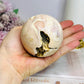 Large Druzy Pink Amethyst Sphere on Stand 414g