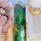 High Grade Incredible Stunning Rainbow Fluorite Tower Full of Clarity & Rainbows 15cm