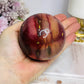 Large Mookaite Jasper Sphere on Stand 494g