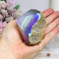 High Grade Angel Aura Agate Polished Top 301g