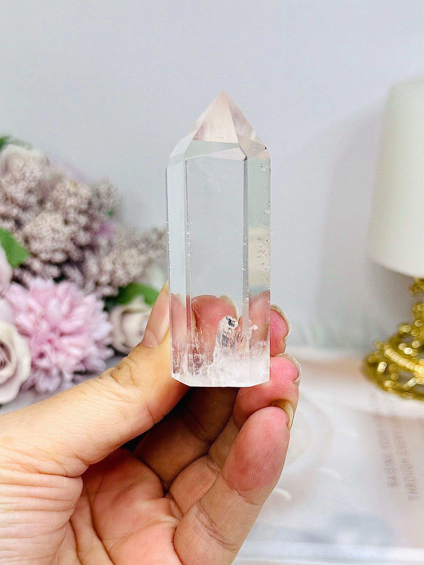 High Grade Clear Quartz Tower 7cm
