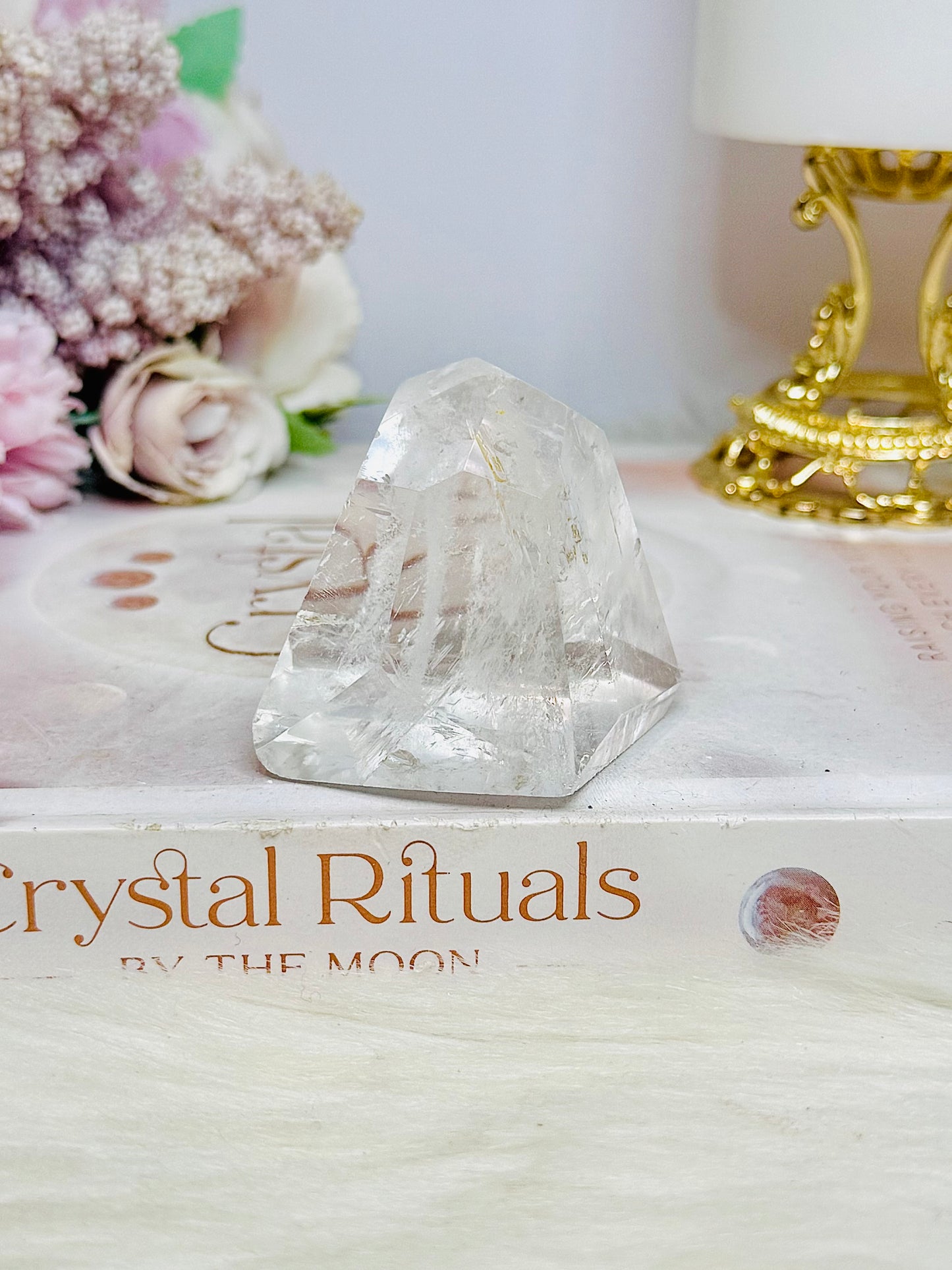 High Grade Clear Quartz Polished Specimen 123g