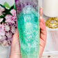 Spectacular Large Incredible Chunky Fluorite Obelisk | Tower 19cm 768grams Full Of Stunning Rainbows