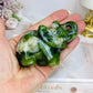Green Jade Carved Elephant 8cm