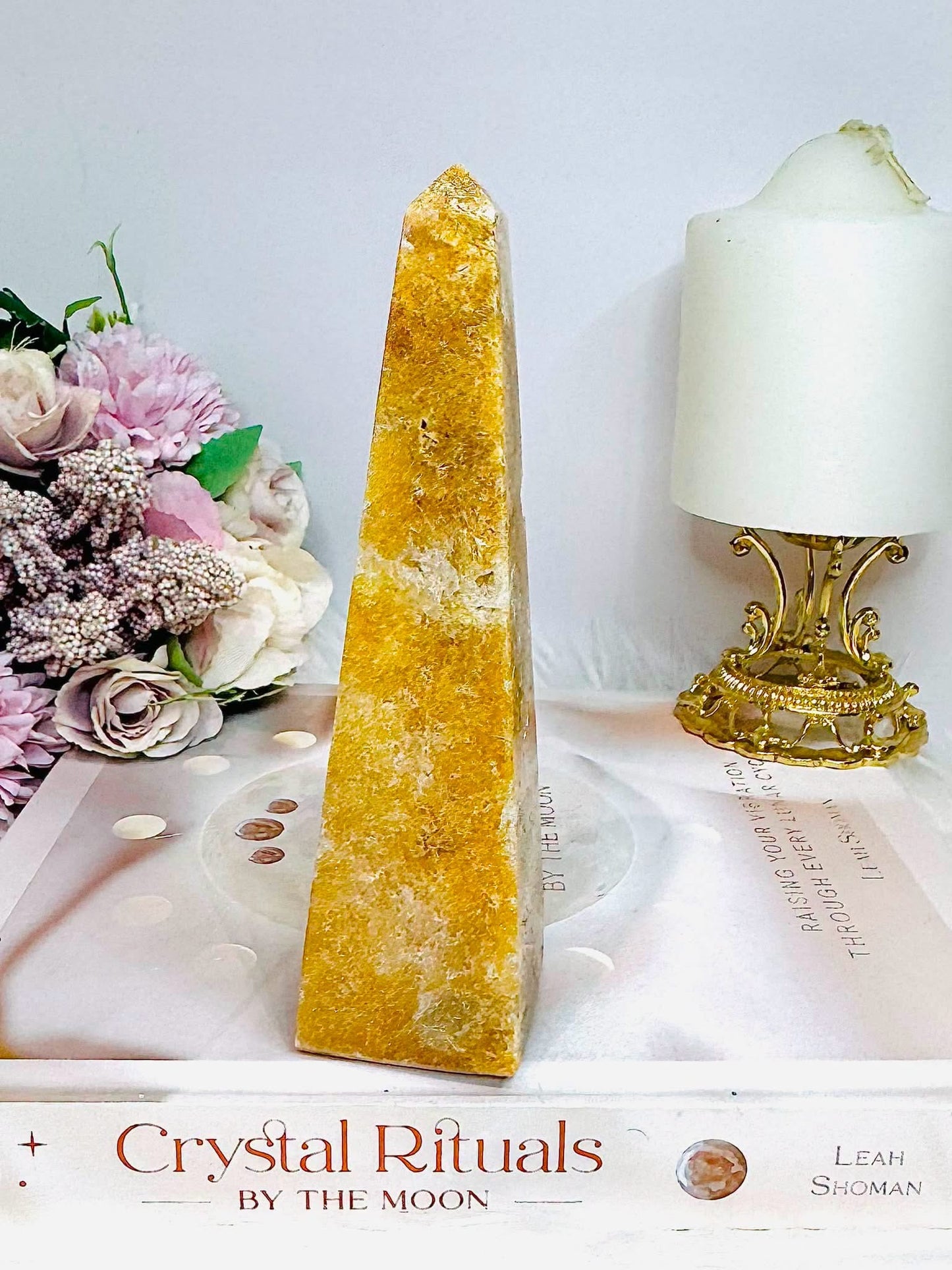 Pink Amethyst Obelisk | Tower 14.5cm