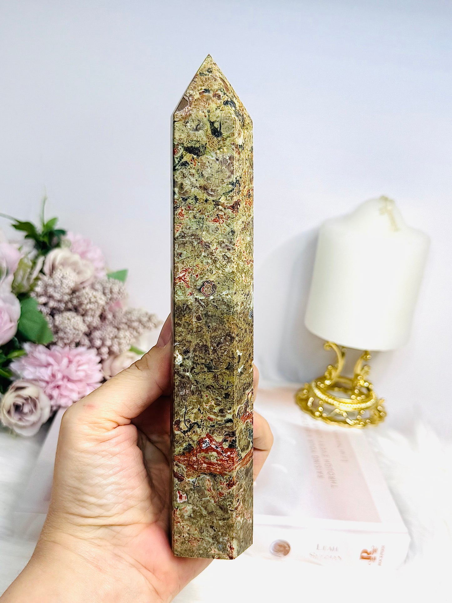 Large Agate Tower 20cm