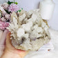 Rare Collectors Piece - Large Natural Clear Quartz Cluster with Purple Fluorite Inclusions 1.6KG