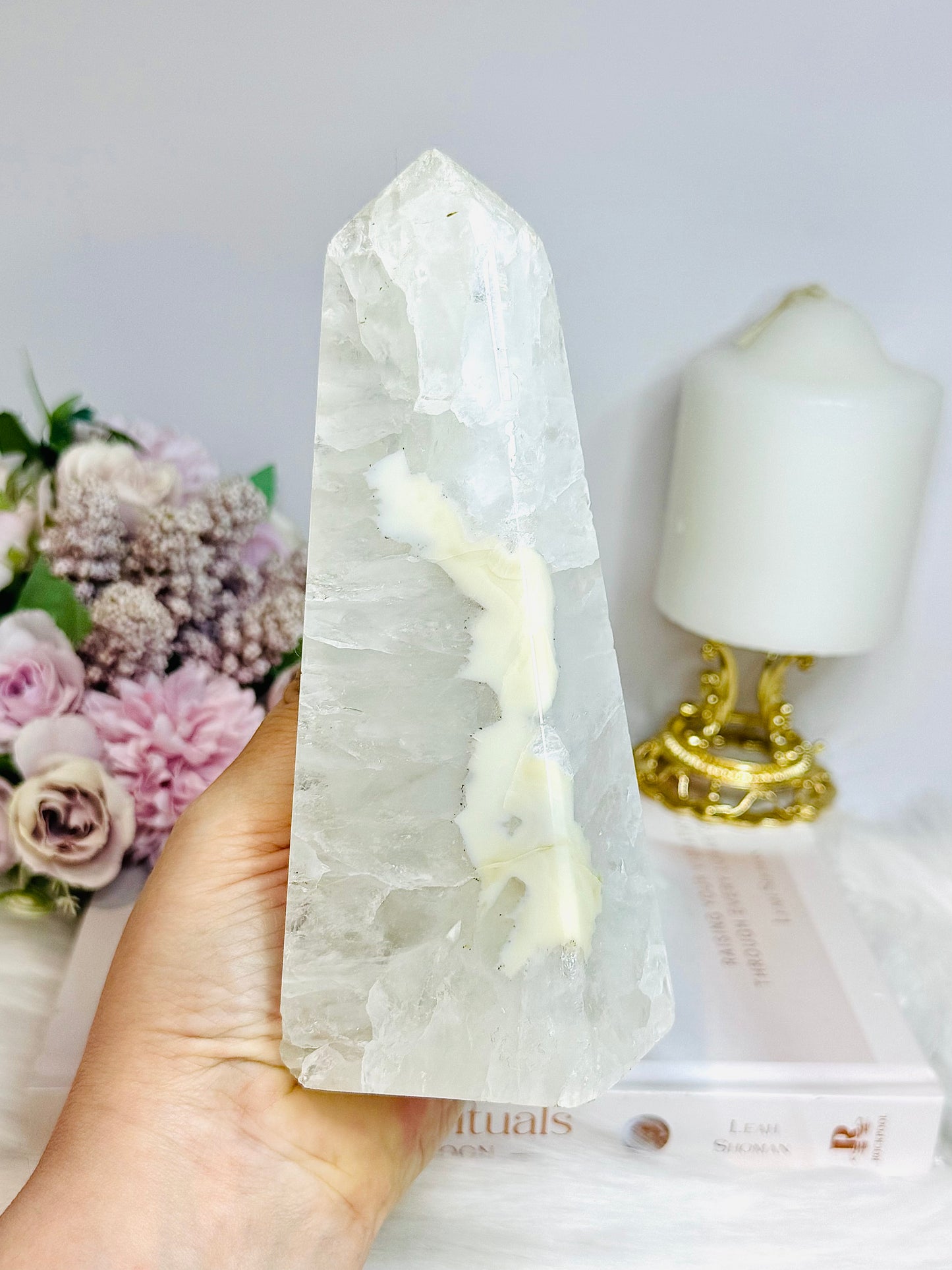 Large Agate Obelisk | Tower From Brazil 772gram 17cm