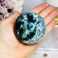 Large Moss Agate Druzy Sphere On Stand 344g