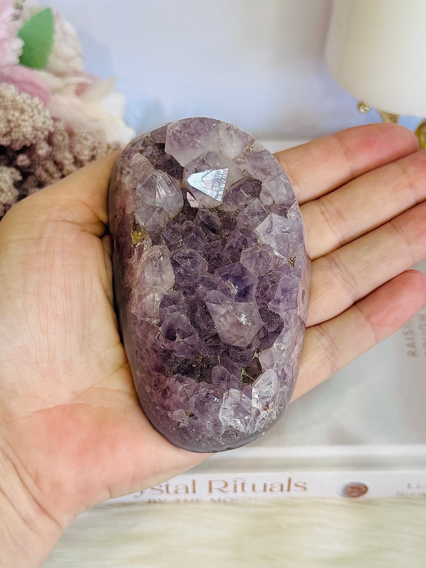 Natural Purple Amethyst Cluster 302 grams