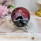 High Grade Mexican Lace Agate Sphere on Stand 334g for