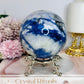 Large Blue Sodalite Sphere on Stand 970g