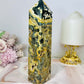 Large Orbicular Ocean Jasper Druzy Tower 18cm 531g