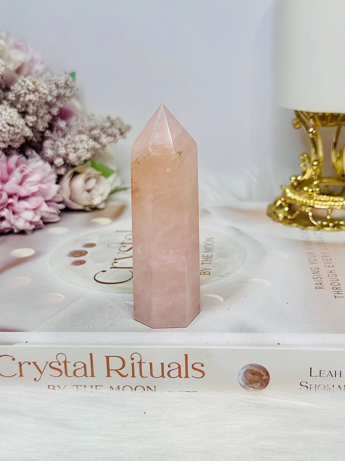 Rose Quartz Tower 8cm