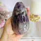 Fabulous Large 618gram Druzy Amethyst Chunky Carved Tear Drop | Flame From Brazil