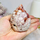 High Grade Druzy Flower Agate Freeform 8cm