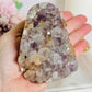 Large 542gram Natural Druzy Pink Amethyst Freeform