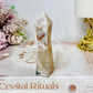 Flower Agate Tower 9cm