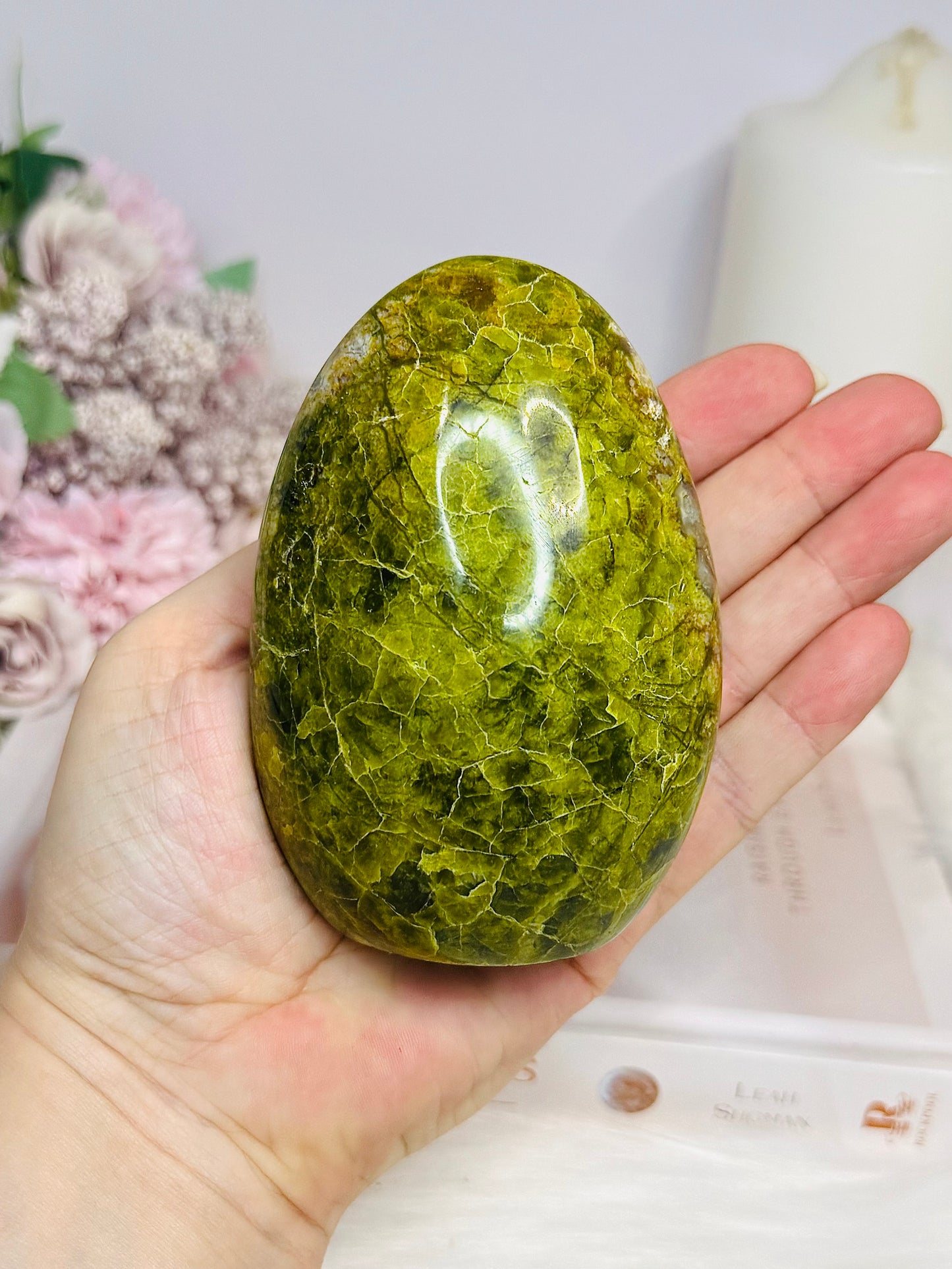 Large Green Opal Freeform 10cm 361g