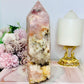 Large Druzy Pink Amethyst Tower 17.5cm