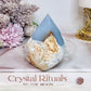 Blue Angelite Polished & Rough Tower 7.5cm