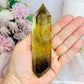 Citrine Double Terminated Point on Stand 19cm