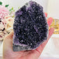 Absolutely Beautiful 9.5cm 471 Natural Amethyst Base Cut Cluster From Brazil