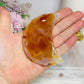 Carnelian Carved Moon 9cm