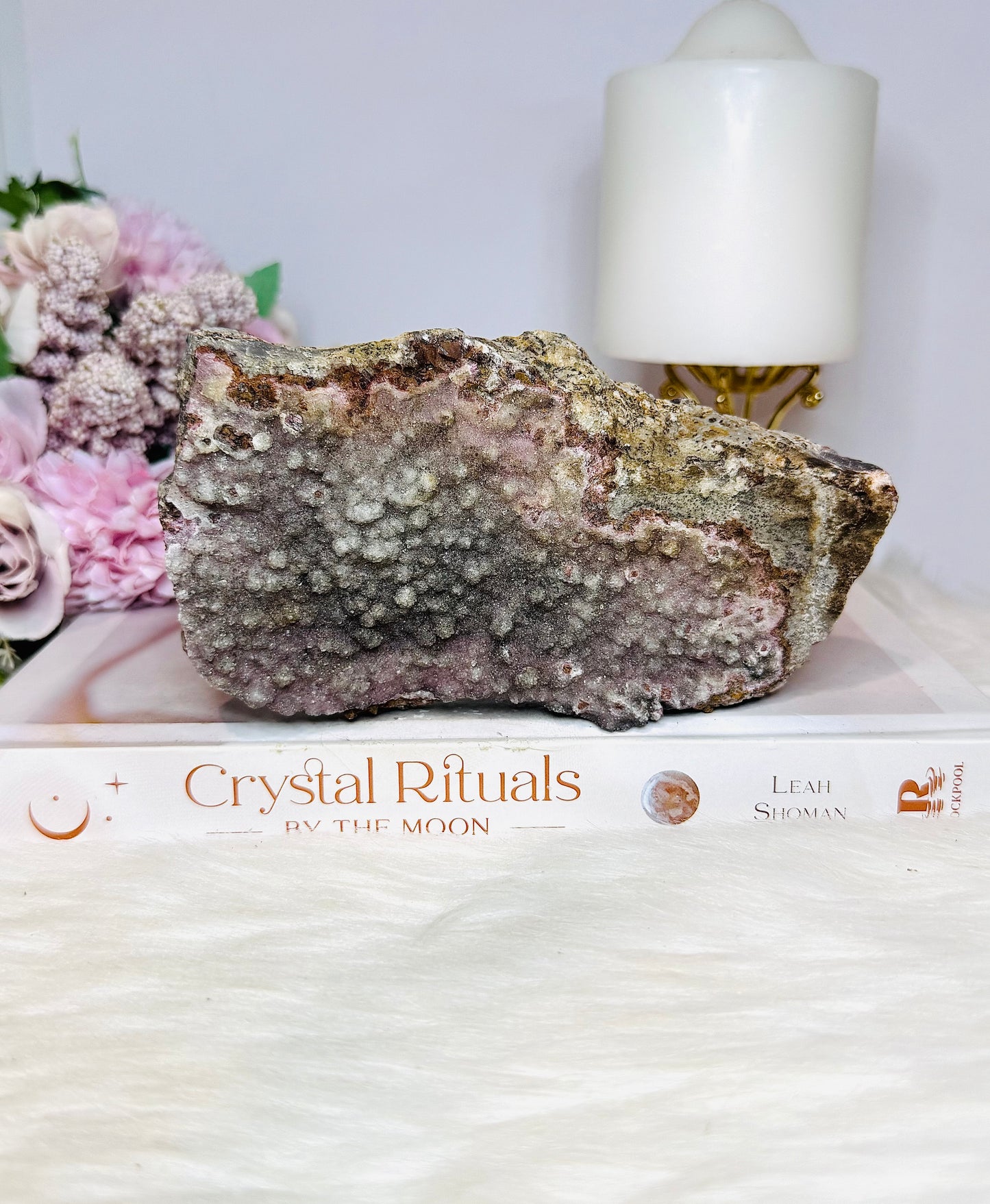 Large Natural Cobalt Calcite Specimen | Slab 14cm 411g