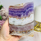 Natural Crazy Lace Amethyst Slab 13cm