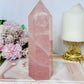 Large Rose Quartz Chunky Tower 711g 17cm ~ Discounted as slight chip on tip