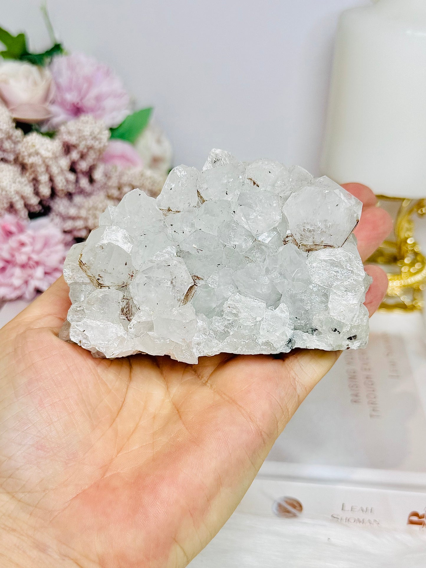 Natural Apophyllite Cluster Freeform 9.5cm