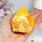 Orange Calcite Top Polished Point 277g