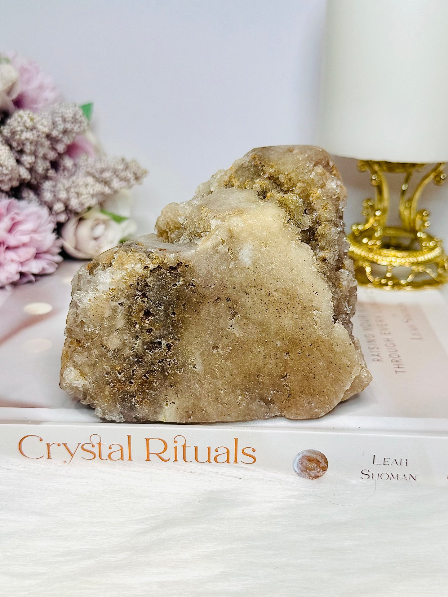 Large Natural Pink Amethyst Druzy Freeform 803g