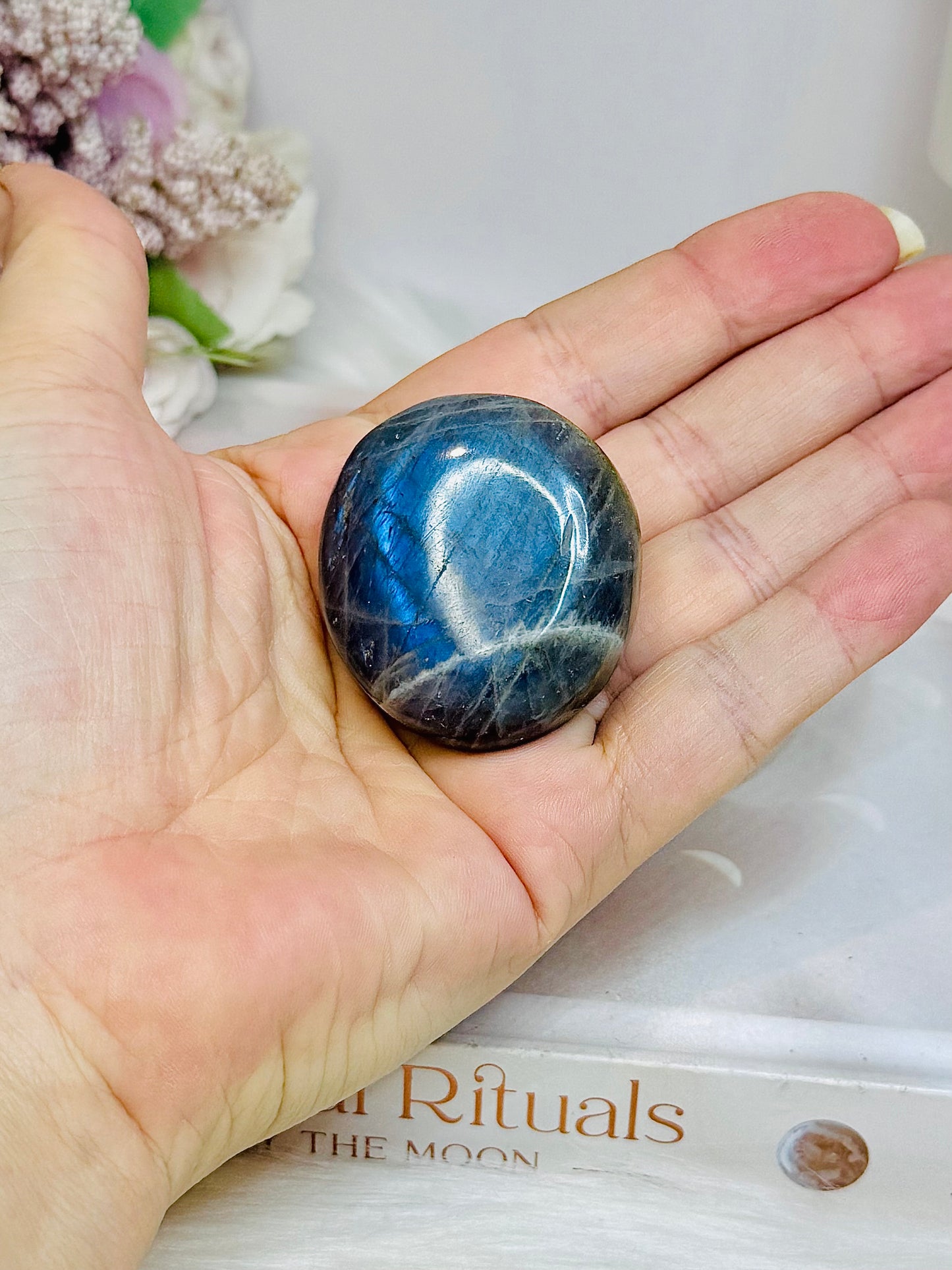 Labradorite Palm Stone