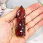 Mexican Lace Agate Tower 8cm