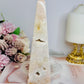 ⚜️ SALE ⚜️ Large Druzy Pink Amethyst Obelisk | Tower 18cm 525g