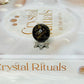 Rare Mini Herkimer Diamond Sphere on Stand