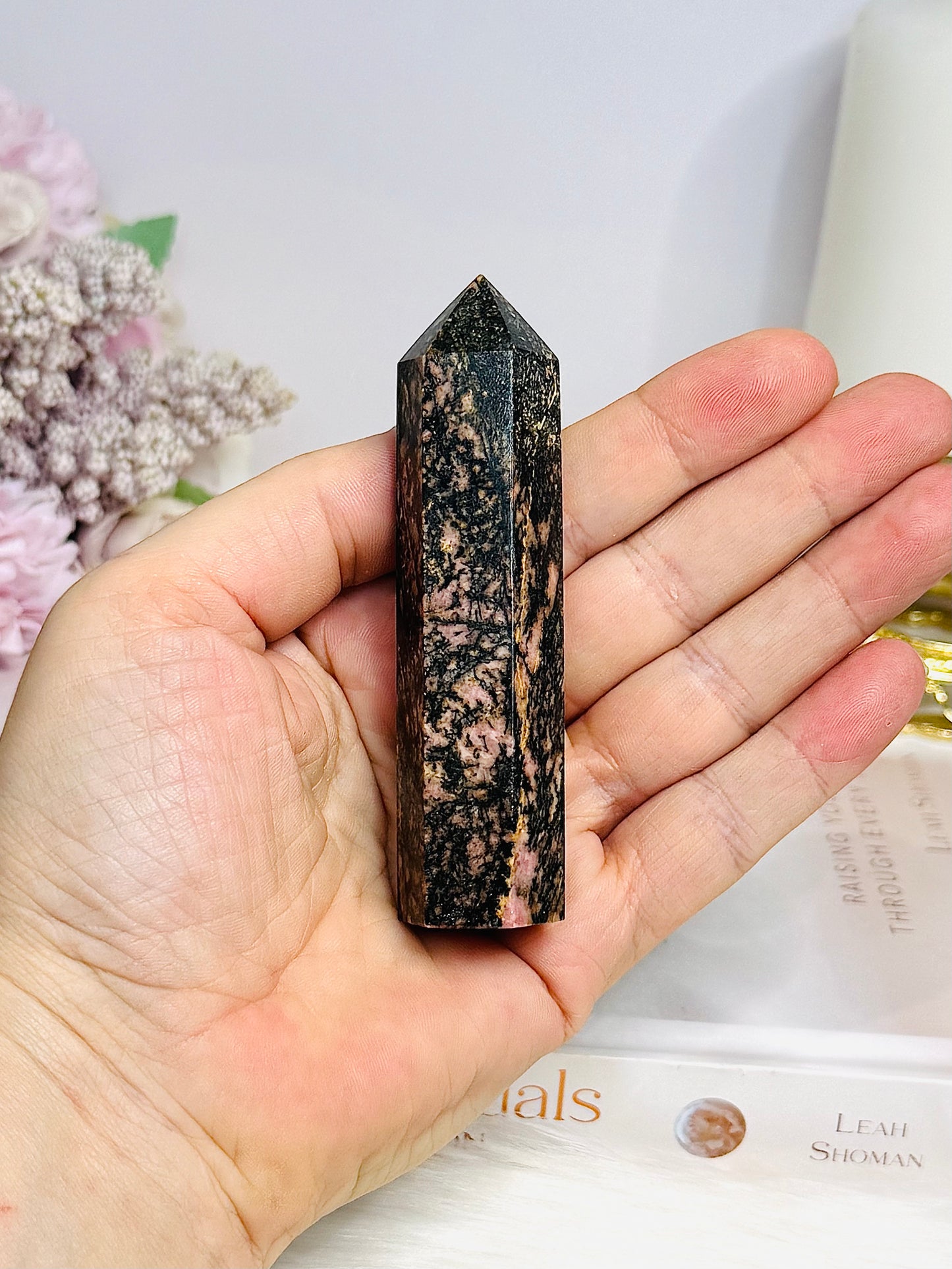 Rhodonite Tower 9cm