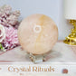 Large Rose Quartz Sphere on Stand 465g
