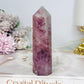Lavender Rose Quartz Tower 10cm