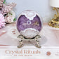 Crazy Lace Amethyst Sphere on Stand 274g
