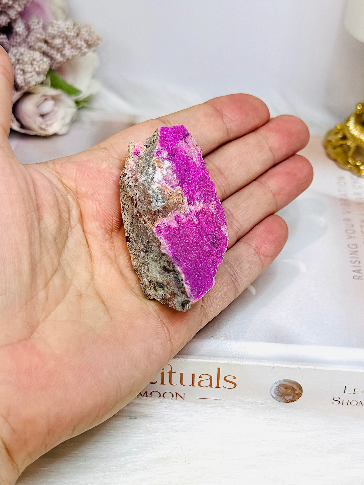 Natural Pink Cobalt Calcite Specimen 7cm