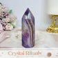 Purple Fluorite Tower 9.5cm
