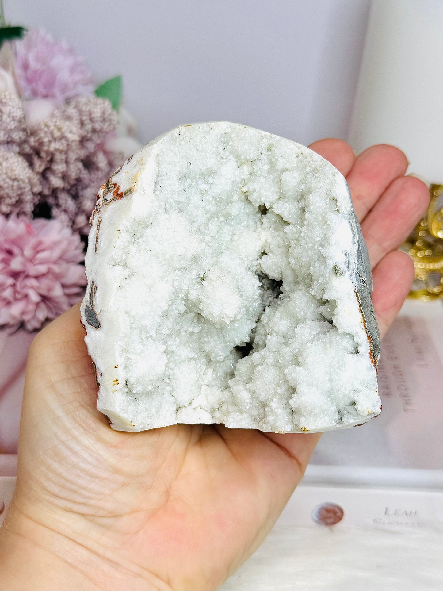 Large Moroccan Quartz Base Cut Cluster 322g
