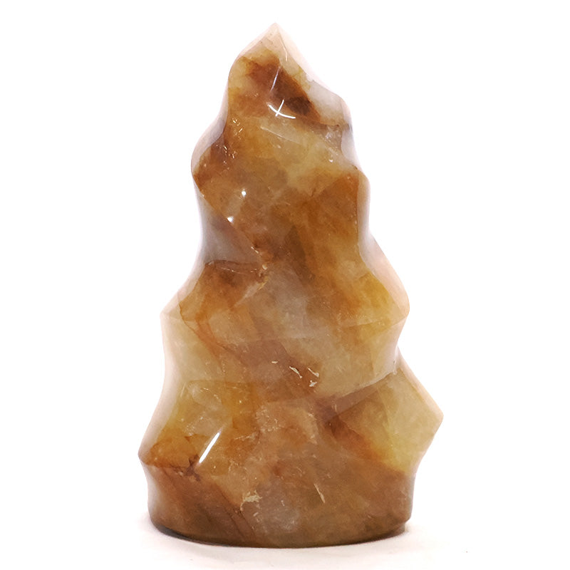 Large Golden Healer Crystal Flame 1.35KG 17.5cm