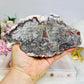 Natural Large Mexican Lace Agate Slab on Stand 17.5cm